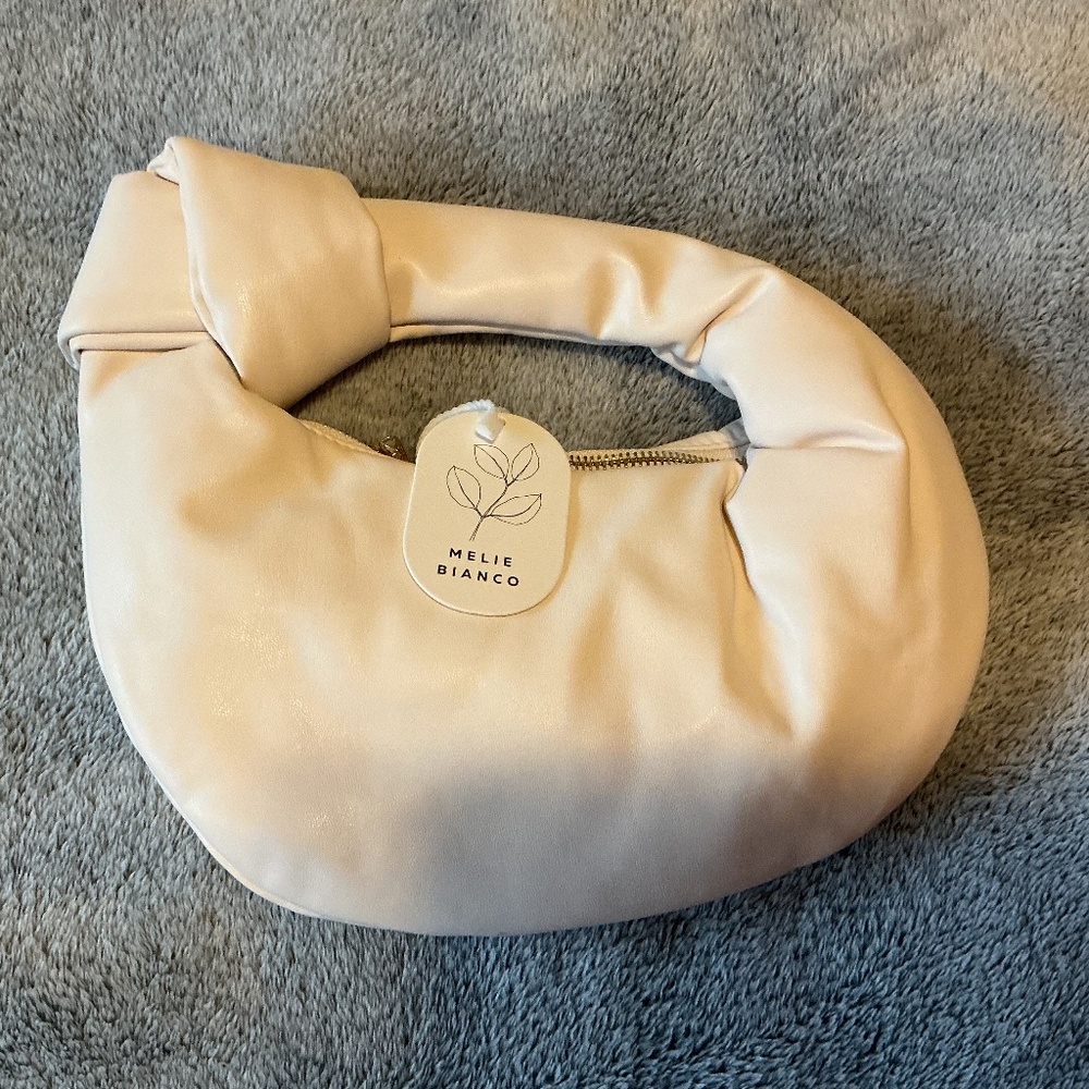 Alexandra Cream Vegan Top Handle Bag